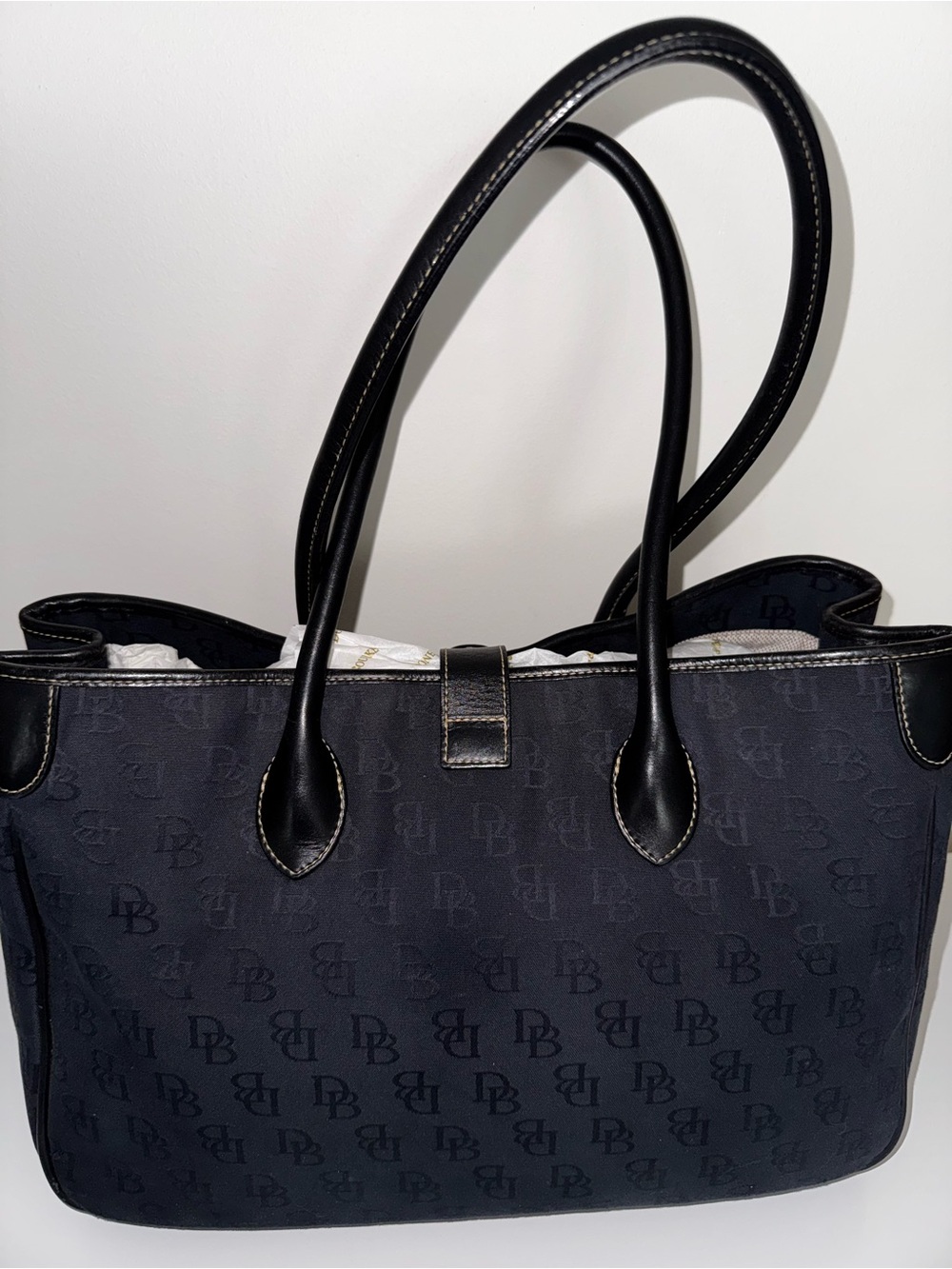 Vintage Dooney & Bourke double handle tote - Picture 8 of 13